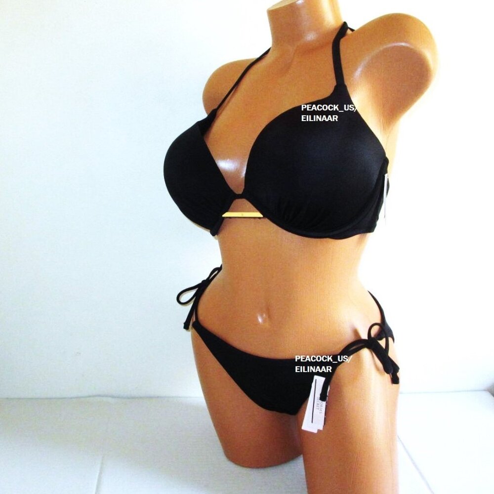 38C/L Victoria Secret Swim Miraculous Bombshell Push-up Top Bikini Set +2 cups